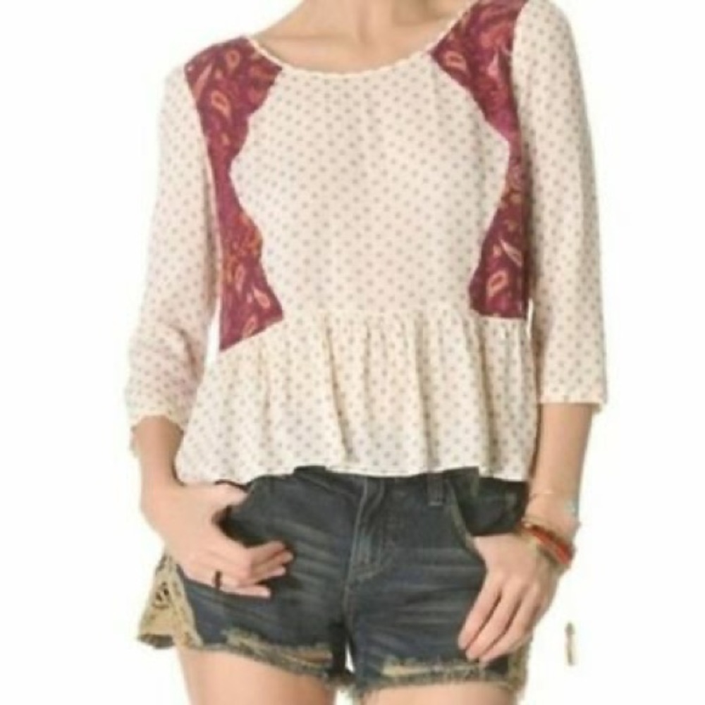 Free people paisley blouse